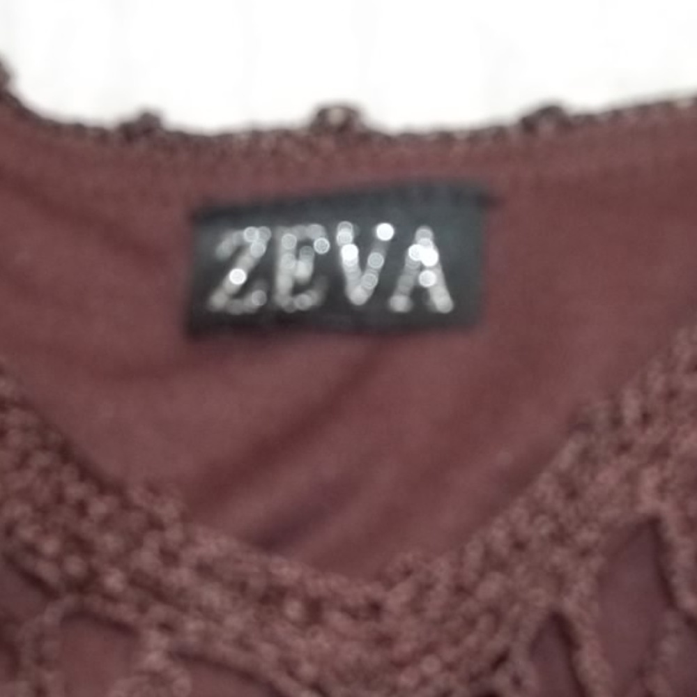 Zeva Netted Sequin Sleeveless Womens' Top-Small - Picture 8 of 8